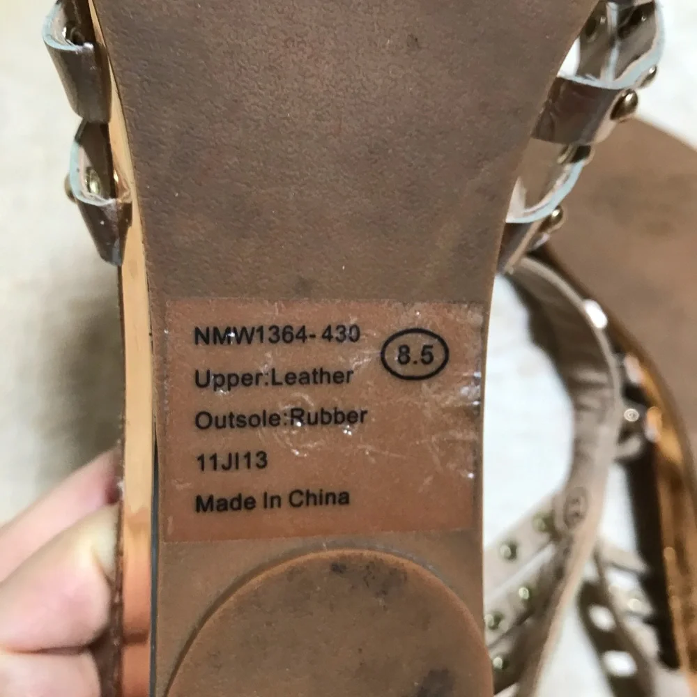 Naughty Monkey Slingbacks Studded Sandals